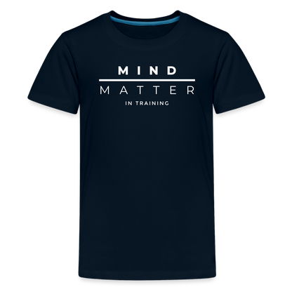 MM In Training- Kids' Premium T-Shirt - deep navy