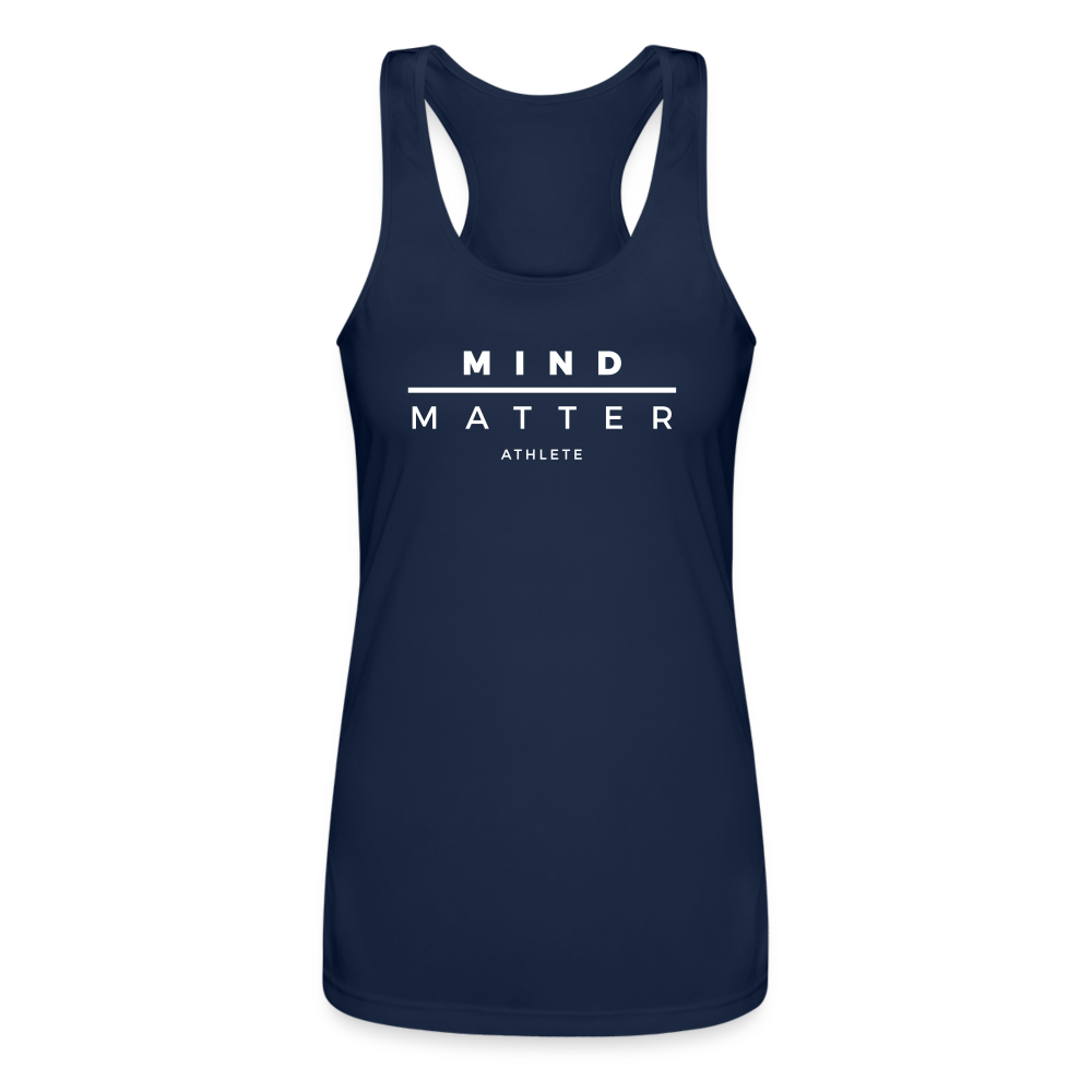 MM Athlete W- Women’s Performance Racerback Tank Top - navy