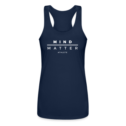 MM Athlete W- Women’s Performance Racerback Tank Top - navy