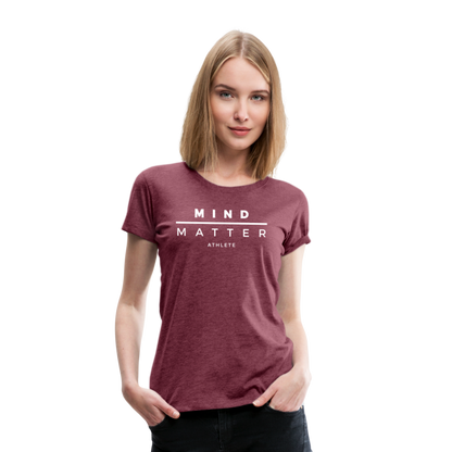 MM Athlete- Women’s Premium T-Shirt - heather burgundy