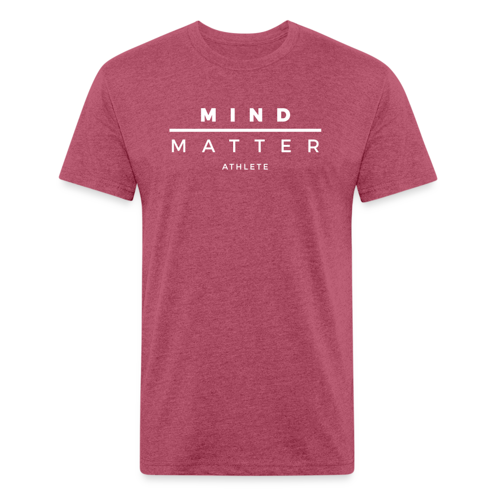 M/M ATHLETE- Unisex T-Shirt - heather burgundy