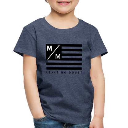 MM Flag LND- Toddler Premium T-Shirt - heather blue