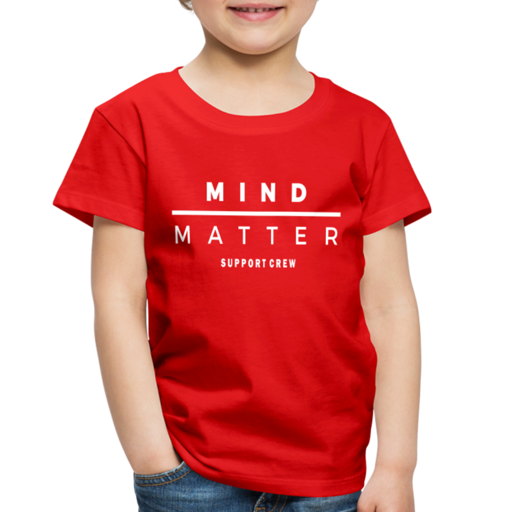 MM Support Crew- Toddler Premium T-Shirt - red