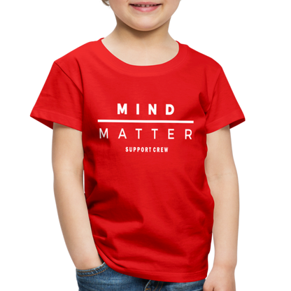 MM Support Crew- Toddler Premium T-Shirt - red