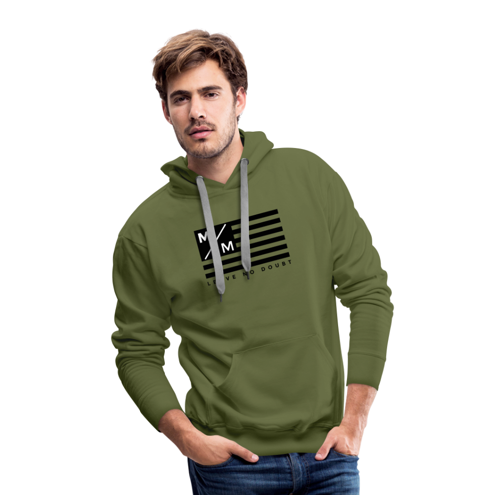 MM Flag LND- Men’s Premium Hoodie FP - olive green