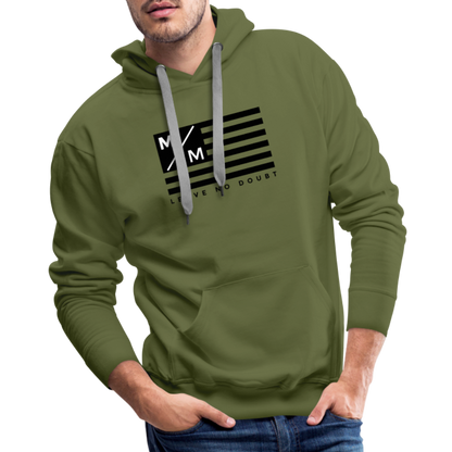 MM Flag LND- Men’s Premium Hoodie FP - olive green