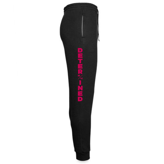 Determined Hot Pink- Unisex Joggers - black/asphalt