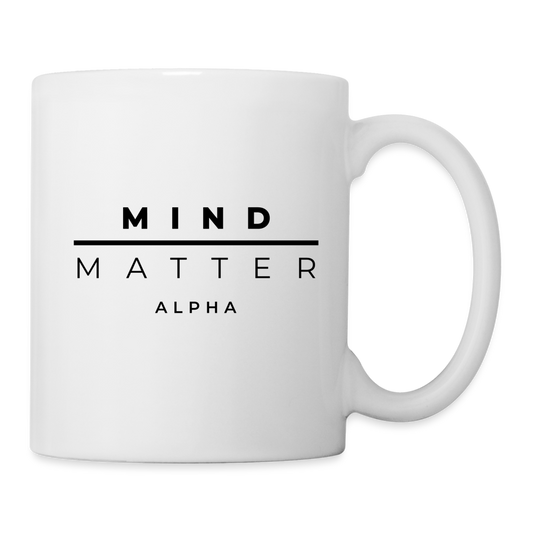 MM Alpha- Coffee/Tea Mug - white