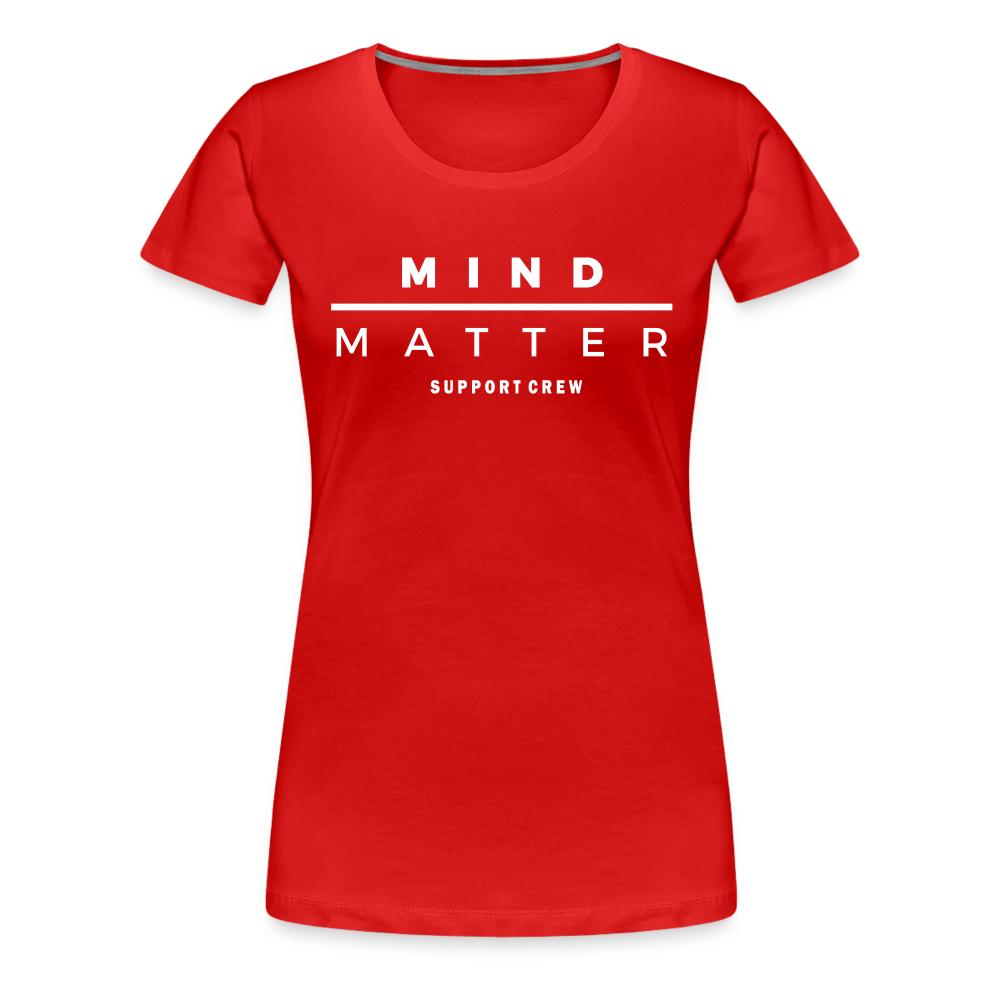 MM Support Crew- Women’s Premium T-Shirt - red