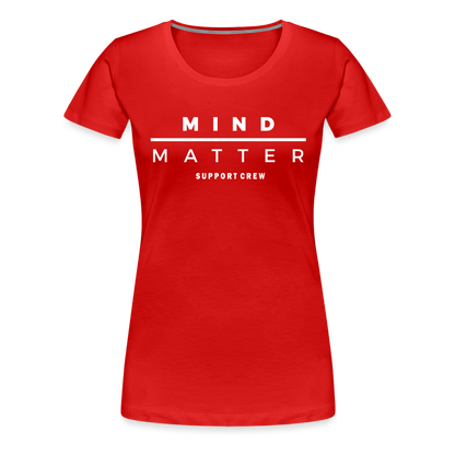 MM Support Crew- Women’s Premium T-Shirt - red