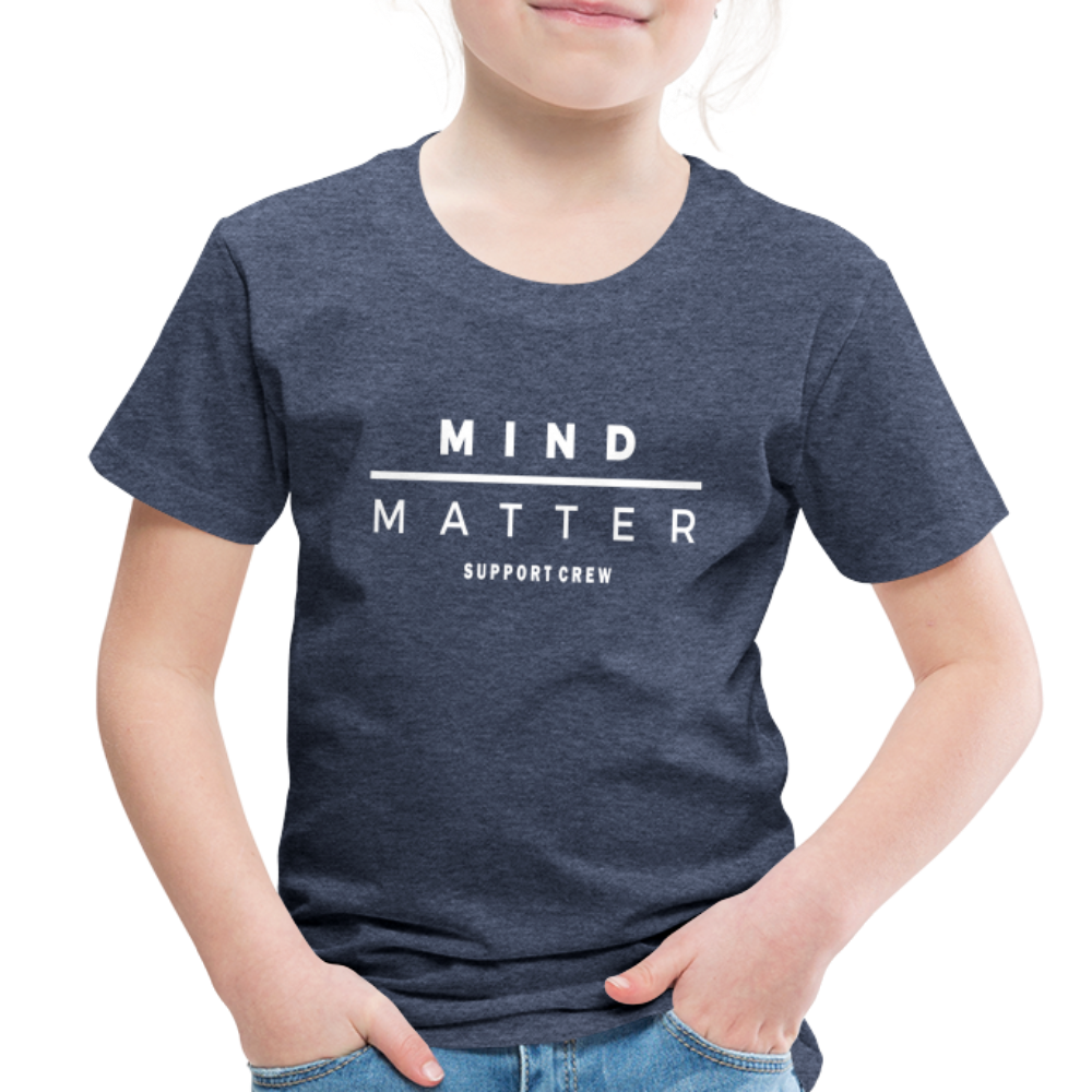 MM Support Crew- Toddler Premium T-Shirt - heather blue