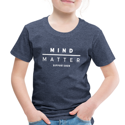 MM Support Crew- Toddler Premium T-Shirt - heather blue