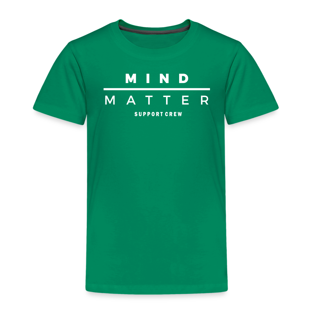 MM Support Crew- Toddler Premium T-Shirt - kelly green