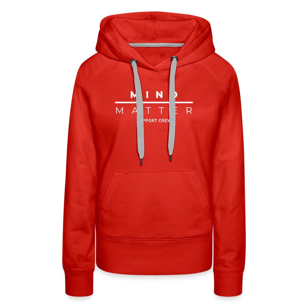 MM Support Crew - Women’s Premium Hoodie - red