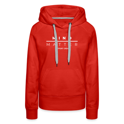 MM Support Crew - Women’s Premium Hoodie - red