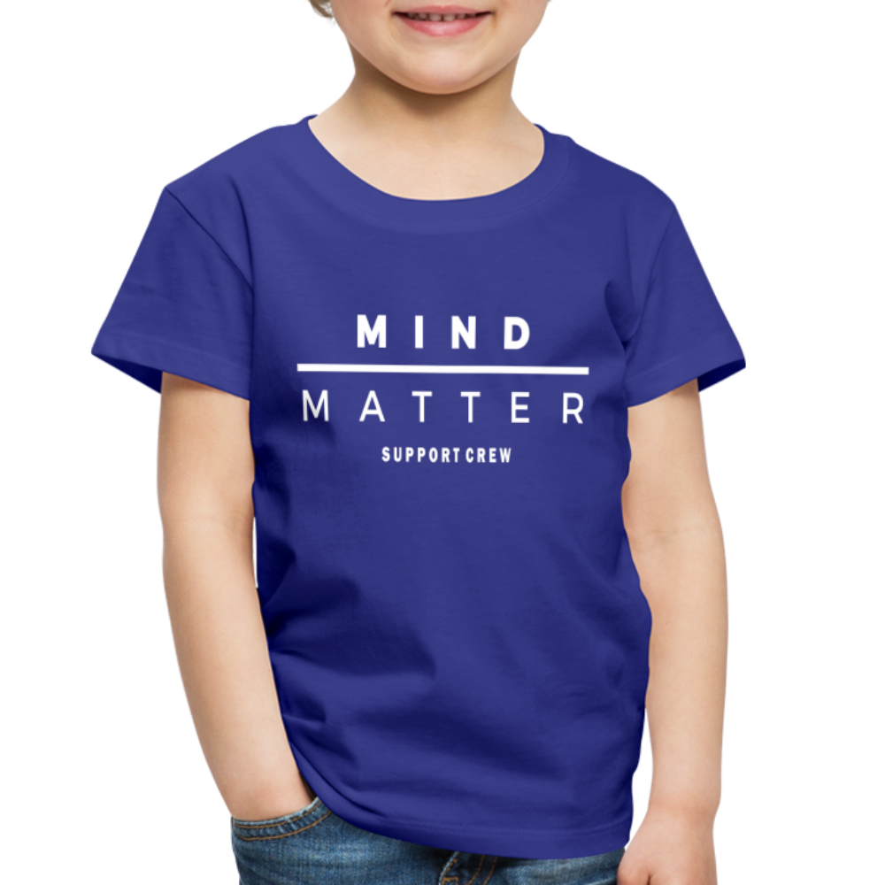 MM Support Crew- Toddler Premium T-Shirt - royal blue