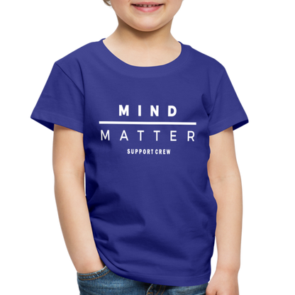 MM Support Crew- Toddler Premium T-Shirt - royal blue