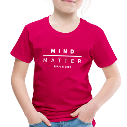 MM Support Crew- Toddler Premium T-Shirt - dark pink