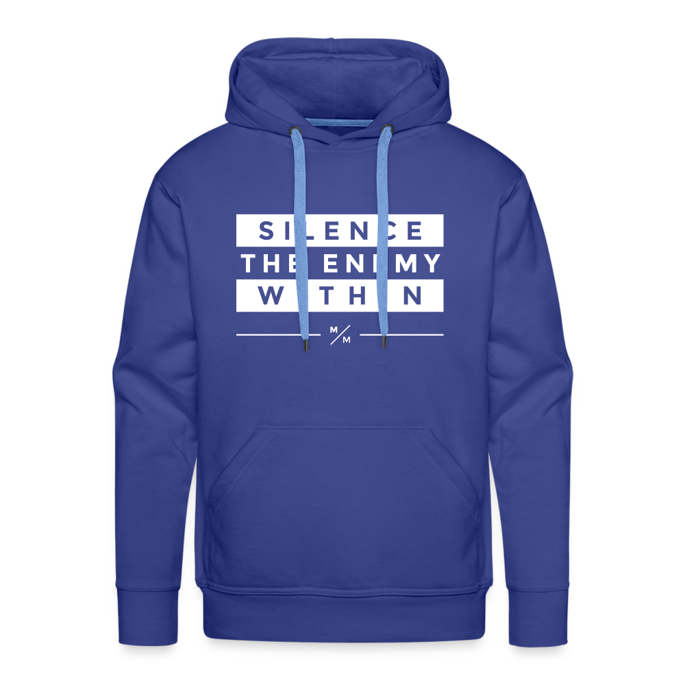 Silence the Enemy- Men’s Premium Hoodie - royal blue