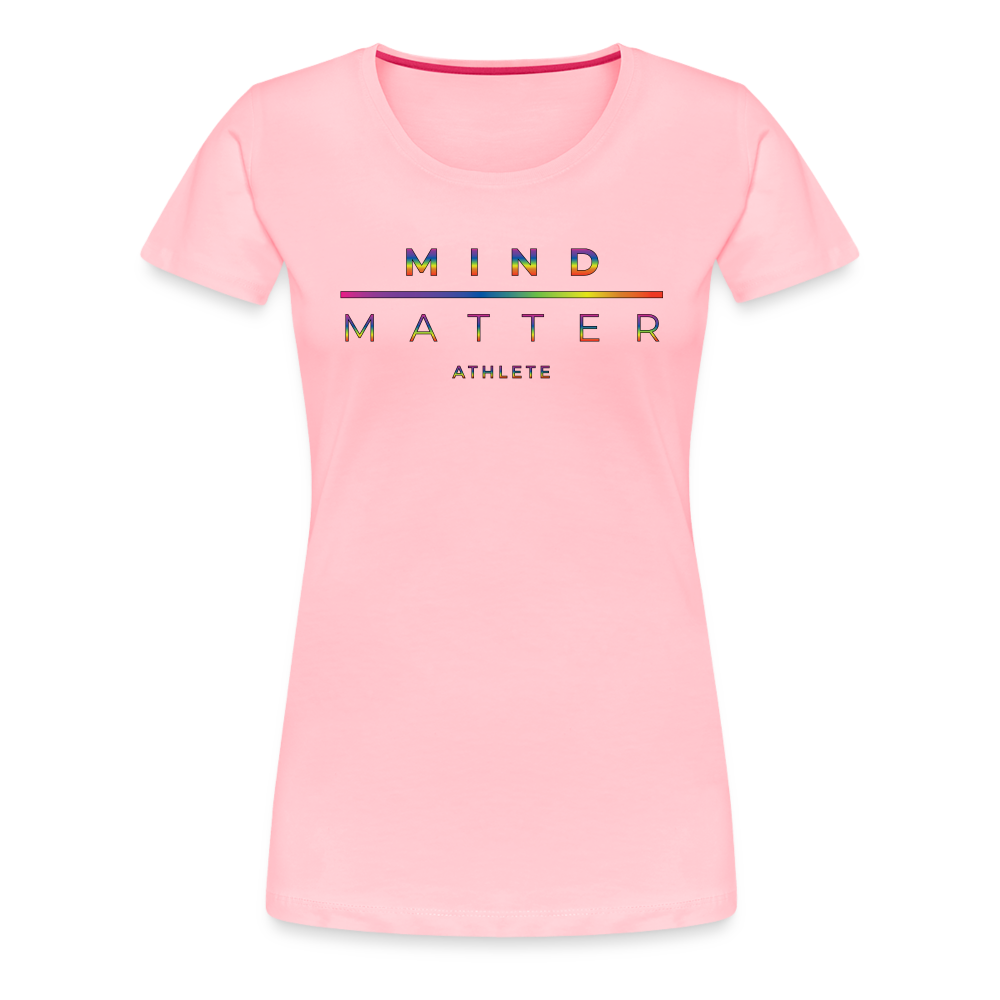 MM Athlete Rainbow- Women’s Premium T-Shirt - pink