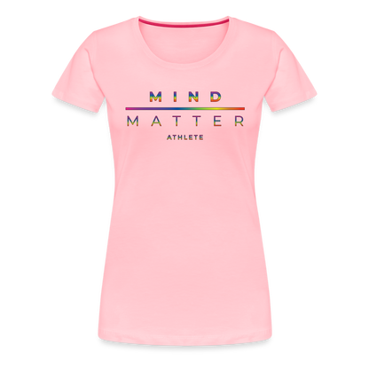 MM Athlete Rainbow- Women’s Premium T-Shirt - pink