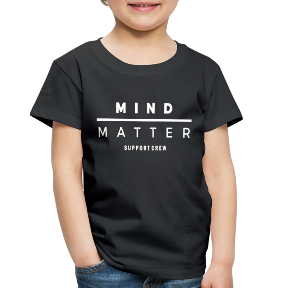 MM Support Crew- Toddler Premium T-Shirt - black