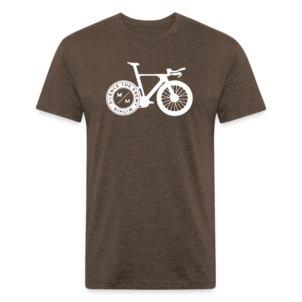 STEW TT Bike- Unisex T-Shirt - heather espresso