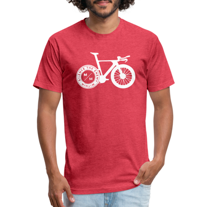 STEW TT Bike- Unisex T-Shirt - heather red