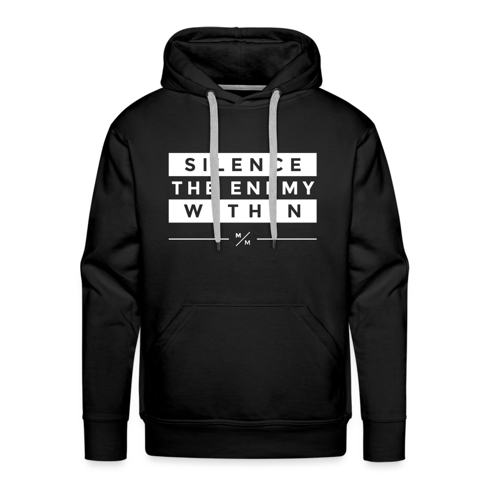 Silence the Enemy- Men’s Premium Hoodie - black