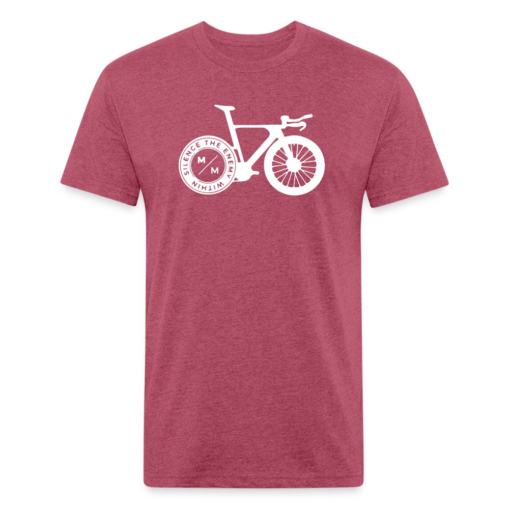 STEW TT Bike- Unisex T-Shirt - heather burgundy