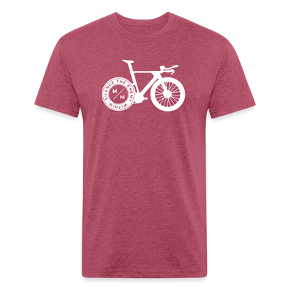 STEW TT Bike- Unisex T-Shirt - heather burgundy