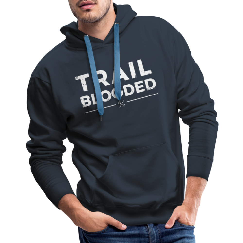 Trail Blooded- Men’s Premium Hoodie - navy