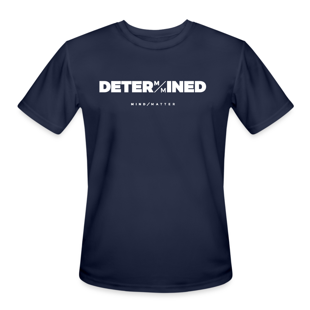 Determined- Men’s Moisture Wicking Performance T-Shirt - navy