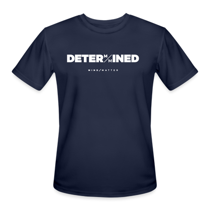 Determined- Men’s Moisture Wicking Performance T-Shirt - navy