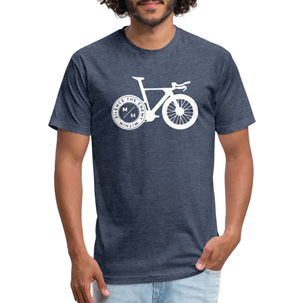 STEW TT Bike- Unisex T-Shirt - heather navy