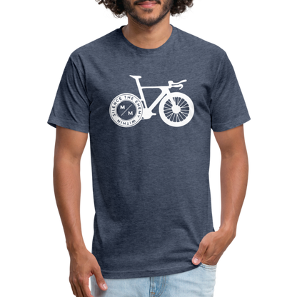 STEW TT Bike- Unisex T-Shirt - heather navy