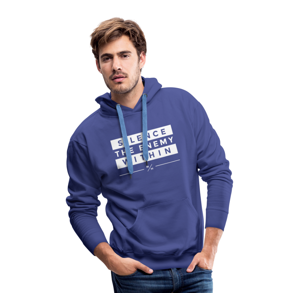 Silence the Enemy- Men’s Premium Hoodie - royal blue