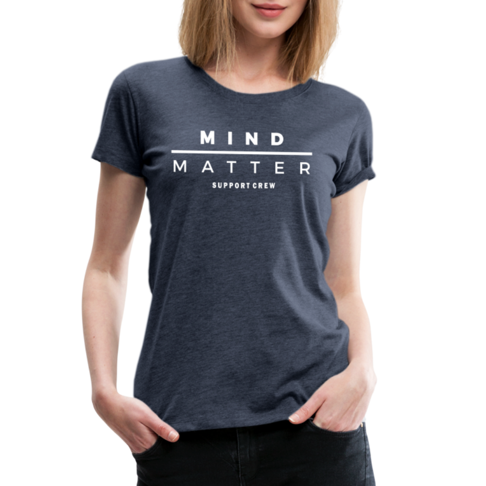 MM Support Crew- Women’s Premium T-Shirt - heather blue