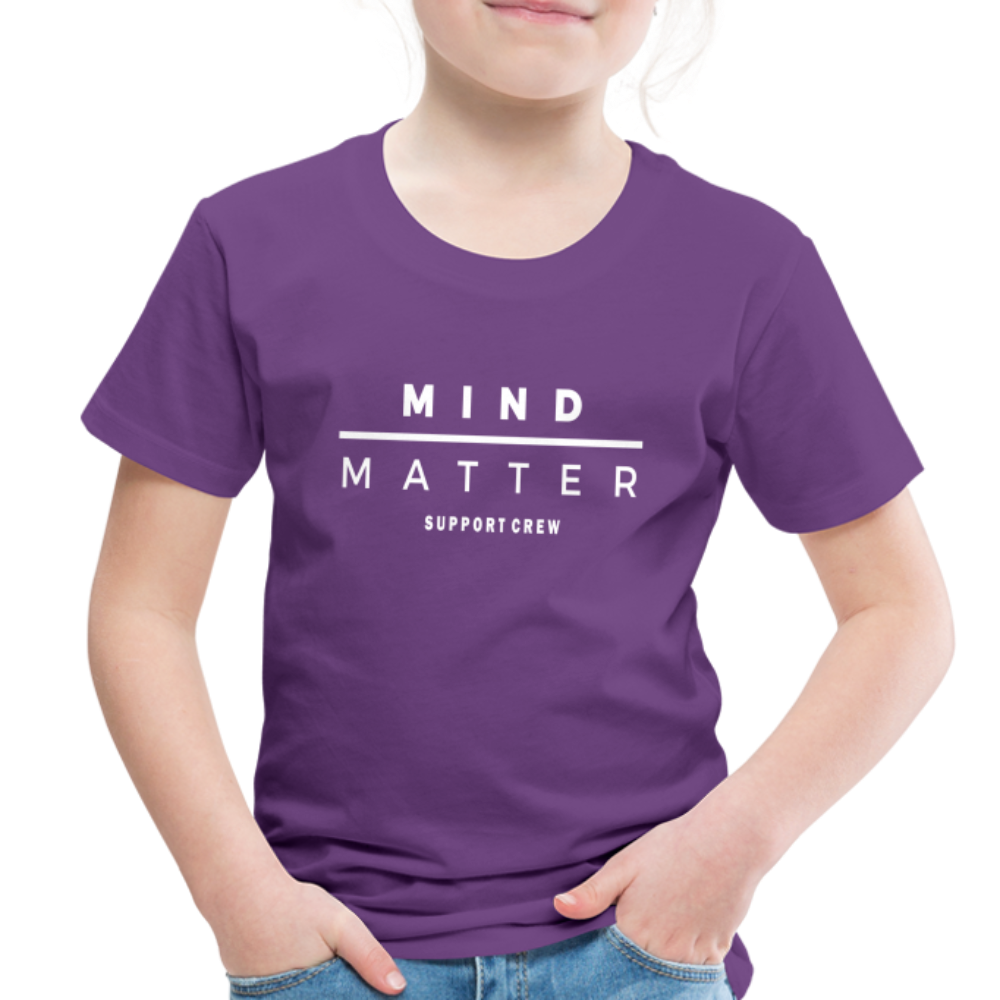 MM Support Crew- Toddler Premium T-Shirt - purple