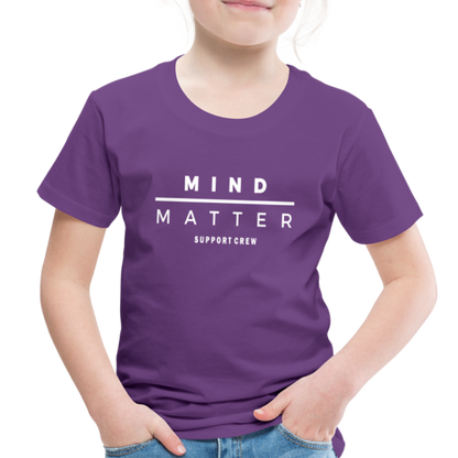 MM Support Crew- Toddler Premium T-Shirt - purple