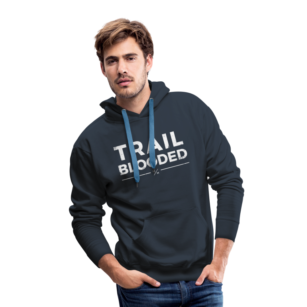 Trail Blooded- Men’s Premium Hoodie - navy