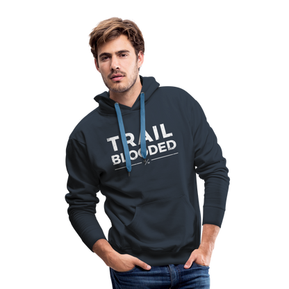 Trail Blooded- Men’s Premium Hoodie - navy