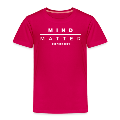 MM Support Crew- Toddler Premium T-Shirt - dark pink