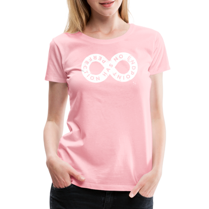 Perfection Has No Endpoint- Women’s Premium T-Shirt - pink