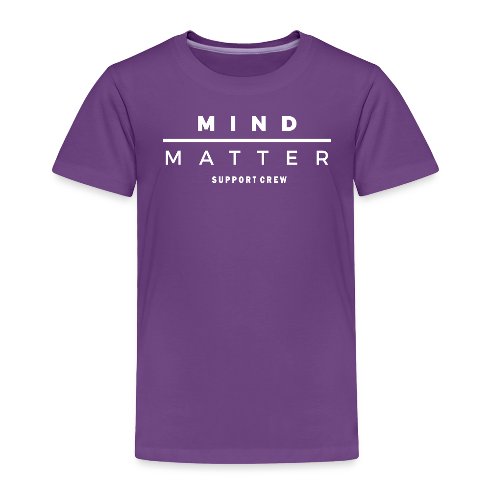 MM Support Crew- Toddler Premium T-Shirt - purple