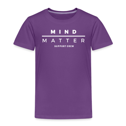 MM Support Crew- Toddler Premium T-Shirt - purple