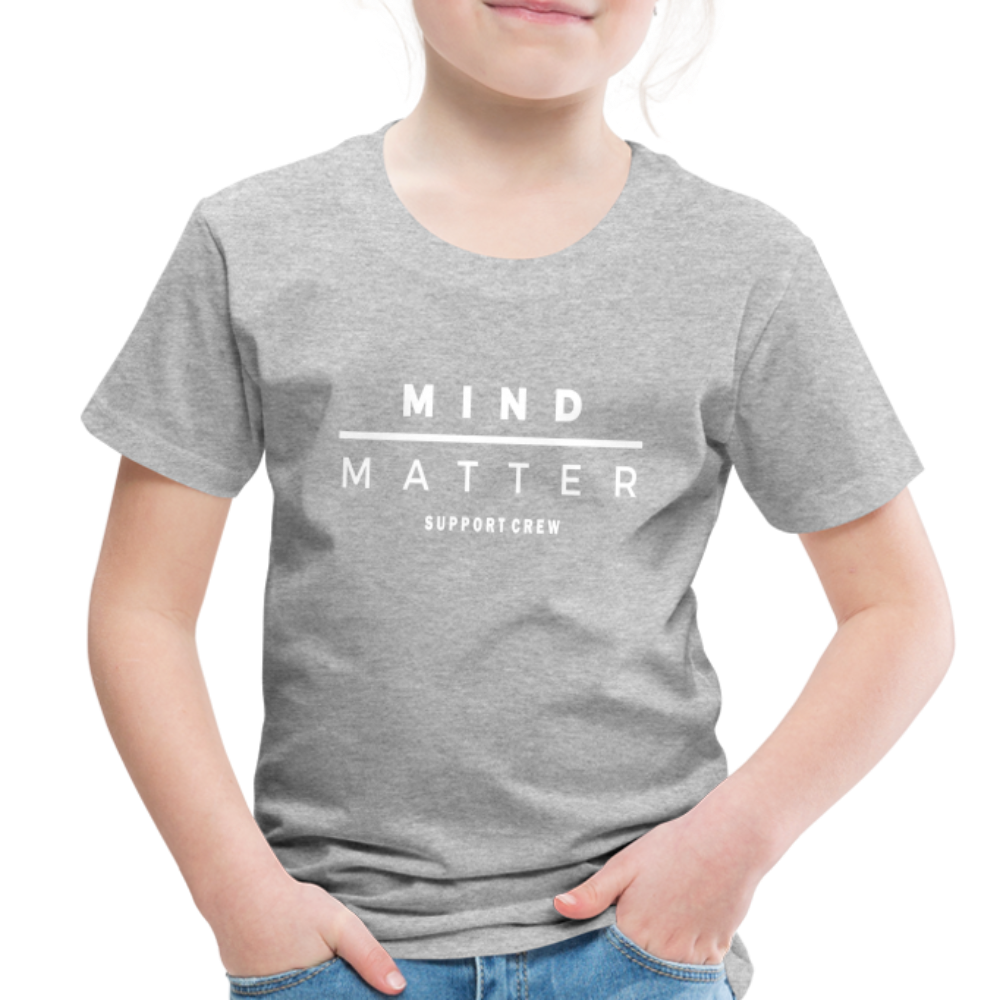 MM Support Crew- Toddler Premium T-Shirt - heather gray