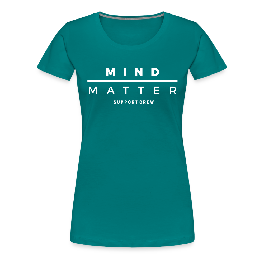 MM Support Crew- Women’s Premium T-Shirt - teal