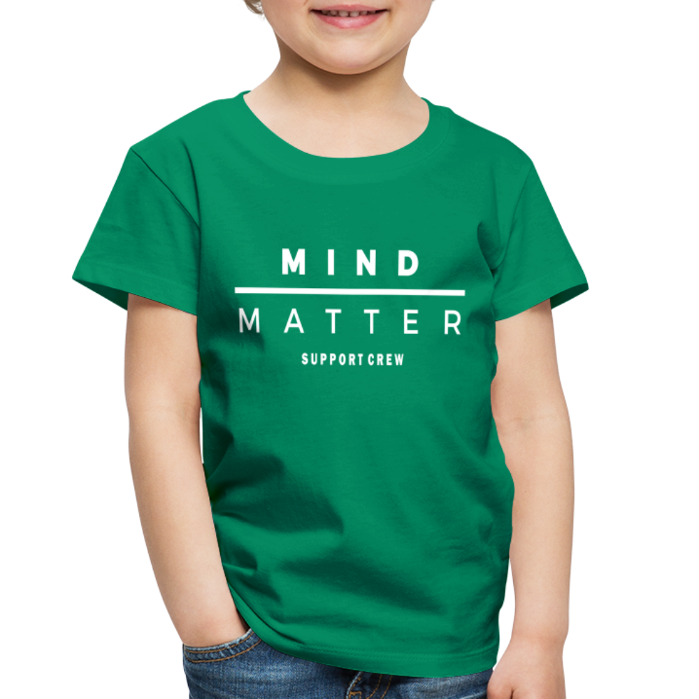 MM Support Crew- Toddler Premium T-Shirt - kelly green