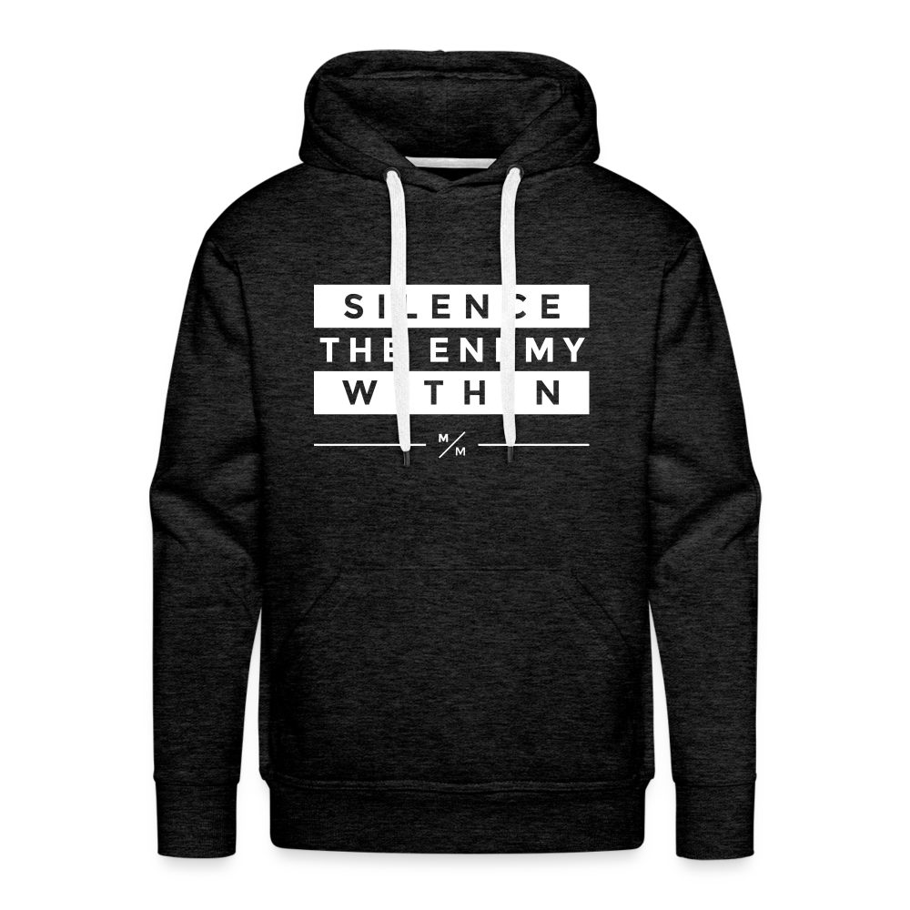 Silence the Enemy- Men’s Premium Hoodie - charcoal grey